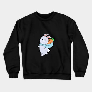 Bunny goes on a walk Crewneck Sweatshirt